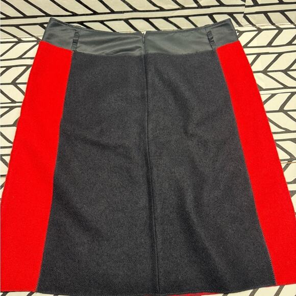Miu Miu colorblock wool mini skirt- size 46 IT = US 10/Large - Picture 8 of 8
